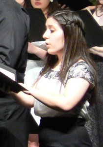 My daughter Codi singing in the Arizona Regional choir last year. Photo: ©2013 ANVidean